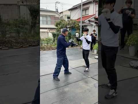 ジャブの着地は同時かやや手が先②