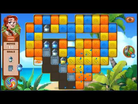 Lost Island Blast Adventure Level 1468 - NO BOOSTERS 🏝️ | SKILLGAMING ✔️