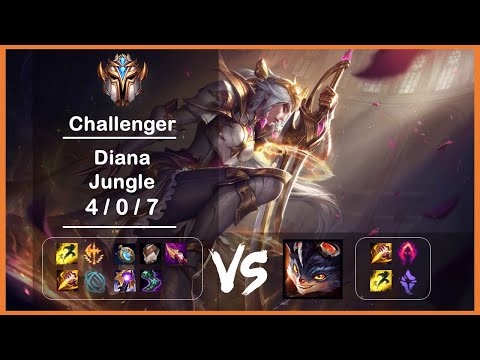 KR Challenger Replays Jungle Diana vs Rumble Ep.3717