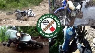 preview picture of video 'BMW F800GS, HP2, 1150GS, X-Challenge, Suzuki DR650 crazy offroad weekend'
