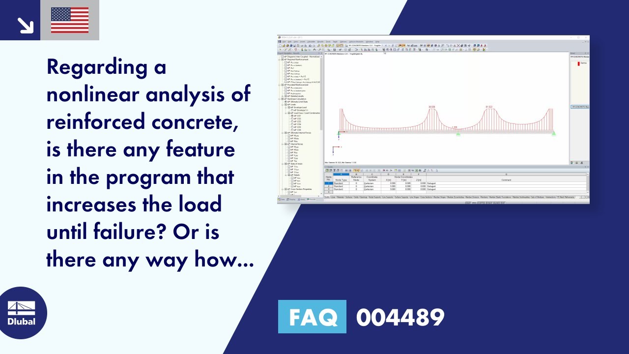 [EN] FAQ 004489 | Regarding nonlinear analysis of reinforced concrete, is there any feature in the...