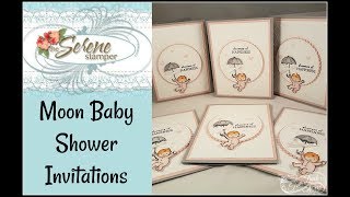 "Moon Baby" Shower Invitations