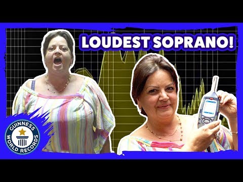 Loudest Mezzo-Soprano vocal note (female) - Guinness World Records