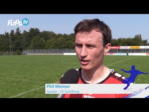 Phil Weimer - SV Spielberg - zum Spiel vs. SSV Reutlingen im FuPa.tv-Interview am 26.8.2017