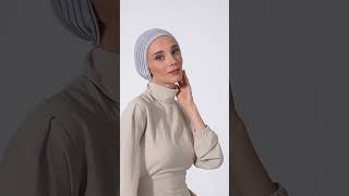 2 Pieces Italian cotton turban (Tie)-gray