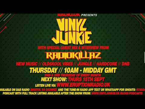 #Jungle RadioKillaZ mix & Interview for Vinyl Junkie on Eruption Radio