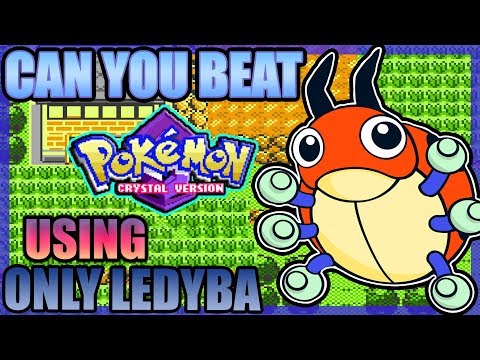 Can You Beat Pokemon Crystal Using Only a Single Ledyba? NO ITEMS IN BATTLE