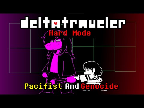 Deltatraveler Hard Mode Pacifist and Genocide | UNDERTALE Fangame | Demo