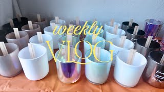 WEEKLY VLOG! LAUNCHING A NEW CANDLE BUSINESS AND AN EBOOK AT THE SAME TIME!