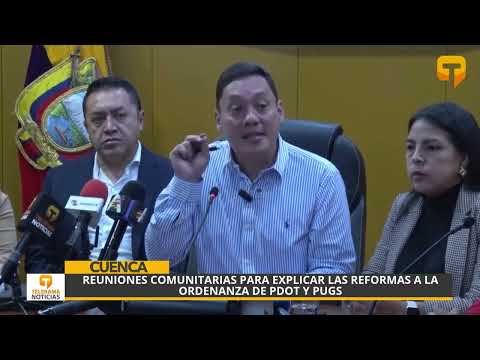 Reuniones comunitarias para explicar las reformas a la ordenanza de PDOT y PUGS