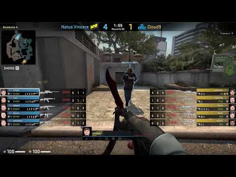 CS:GO POV Demo Na'Vi S1mple (25/11) vs Cloud9 (de_overpass)