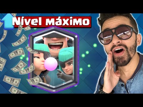 NOVA CARTA JÁ NO NÍVEL MÁXIMO MUITO DINHEIRO ENVOLVIDO no CLASH ROYALE