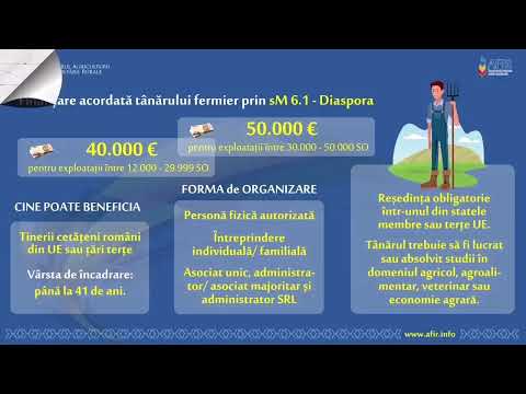 Fonduri nerambursabile pentru a dezvolta o exploatație agricolă în România! (14.02.2021)