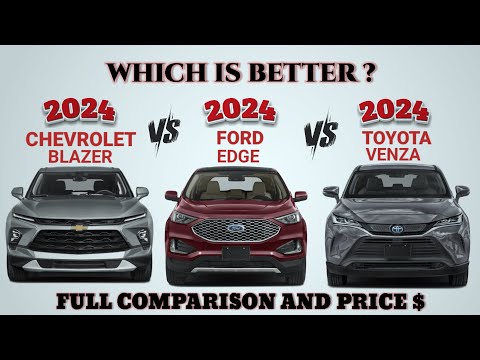2024 Chevrolet Blazer vs 2024 Ford Edge vs 2024 Toyota Venza | Which is better | Compact SUVs