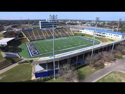 Pics Of McNeese State University's Stadium After Getting Destroyed By Hurricane