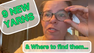 9 NEW YARNS & where to find them (you’re gonna need a roadmap) #newyarn #yarnshopping #yarnlovers