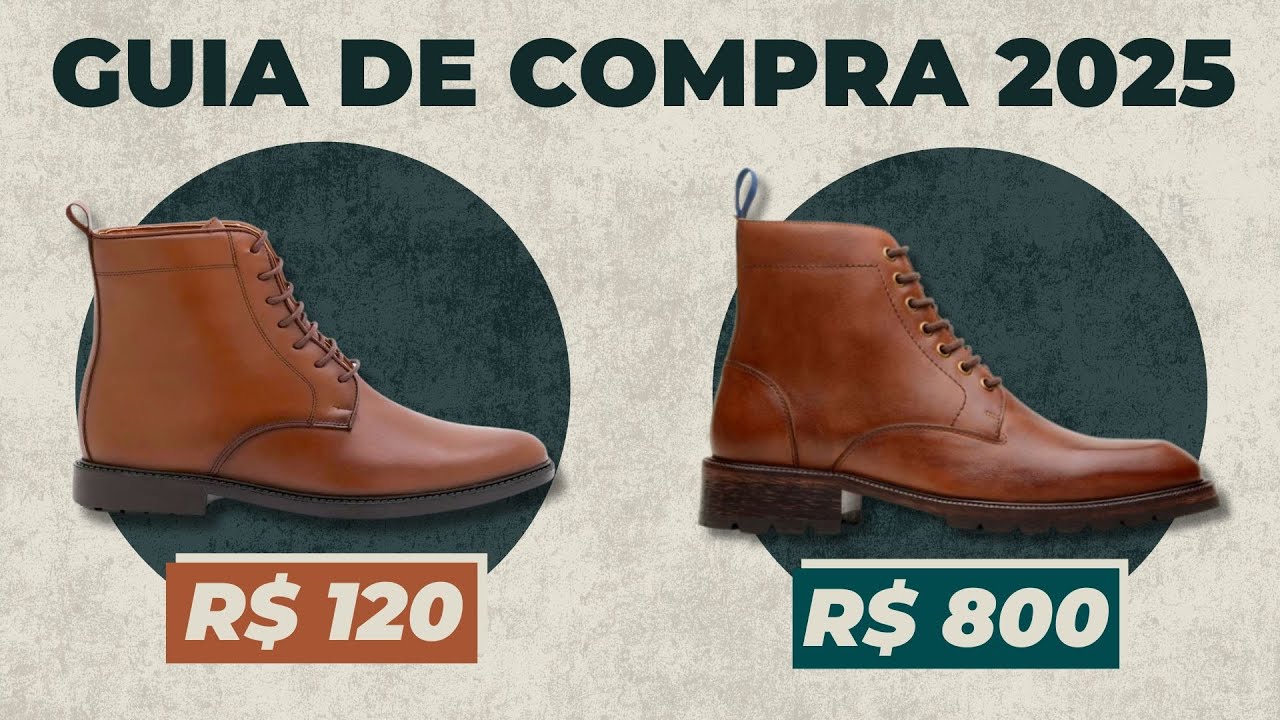 Não compre BOTA MASCULINA em 2025 antes de ver esse vídeo