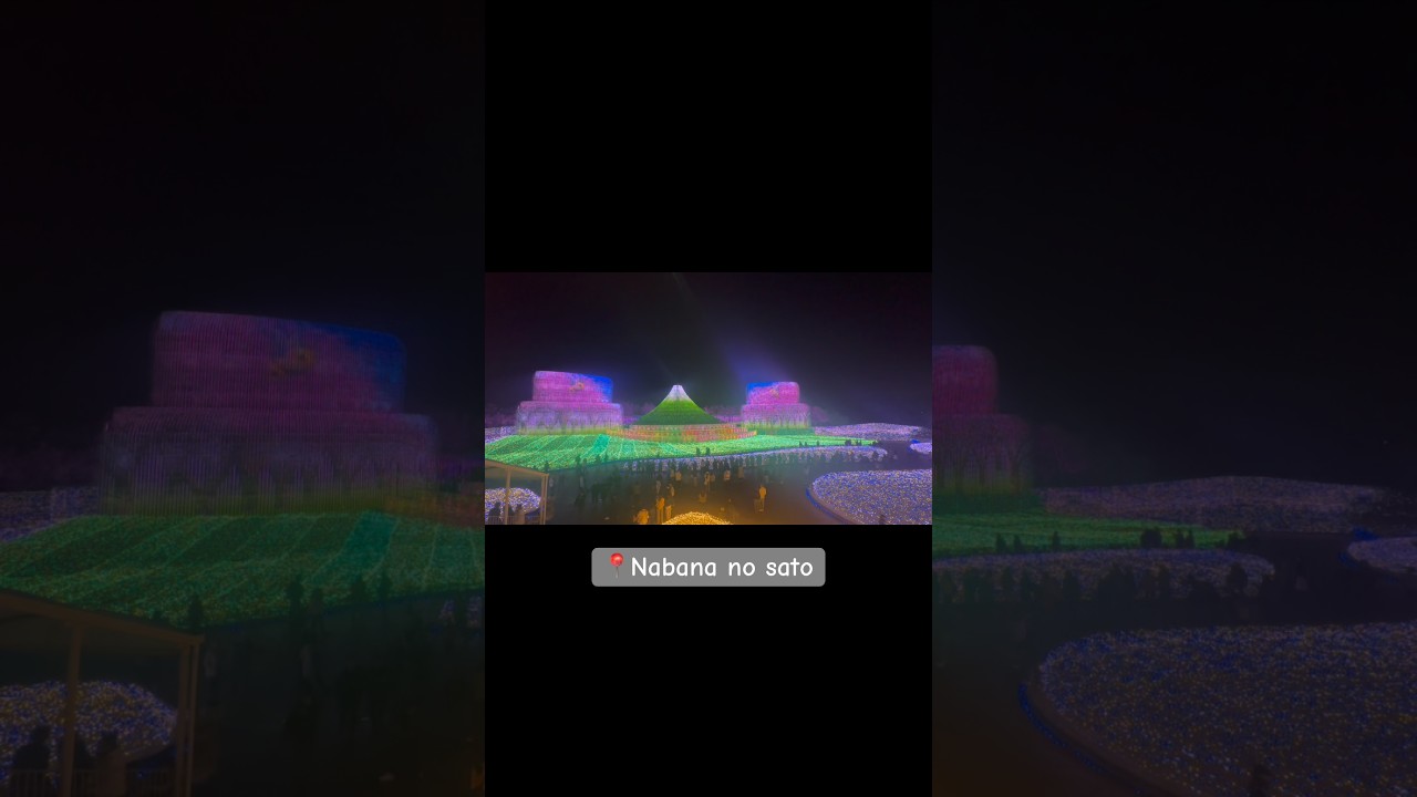 Beautiful illumination at Mie ken, Japan ✨ #nabananosato #japan #illumination