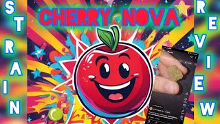 WEED STRAIN REVIEW 🍒CHERRY NOVA🌠#cannabiseducation #smokeweedeveryday