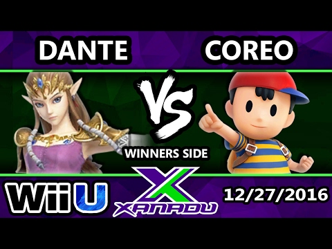 S@X 182 - Dante (Zelda) Vs. Coreo (Ness) - SSB4 Tournament - Smash for Wii U - Smash 4