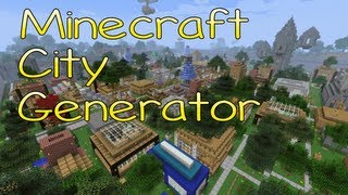 preview picture of video 'Minecraft City Generator | HUGE CITIES | All Versions'