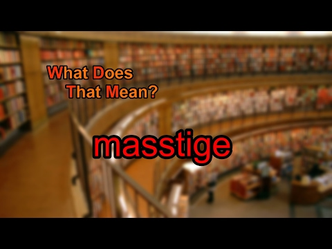 What does masstige mean?