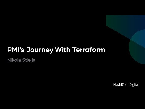 PMI's Journey With Terraform