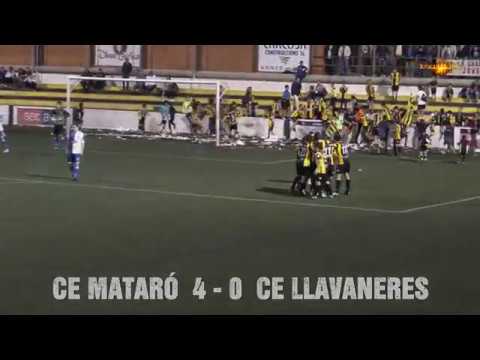CE Mataró vs CE Llavaneres, els gols del partit