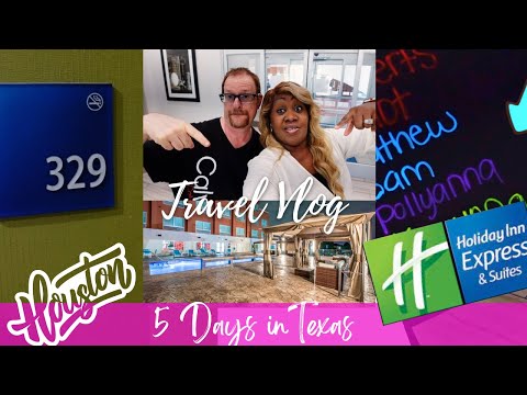 Holiday Inn Express and Suites Room Tour - Houston Texas |  A MUST SEE BEFORE STAYING HERE 😳