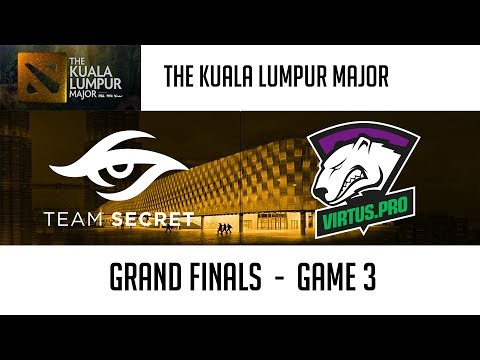 Team Secret vs Virtus.pro (Game 3) | The Kuala Lumpur Major [Grand Finals]