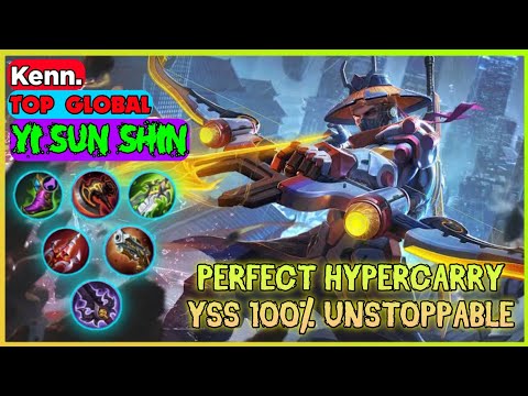 Perfect HyperCarry, YSS 100% Unstoppable | Yi Sun Shin Top Global By Kenn ~ MLBB