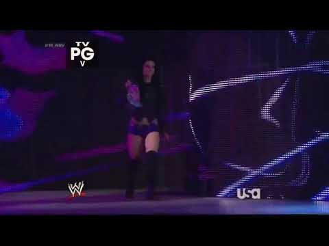 WWE RAW Aj Lee Vs Paige (Aj Lee challenges To Paige For The Divas Championship) Match 2014