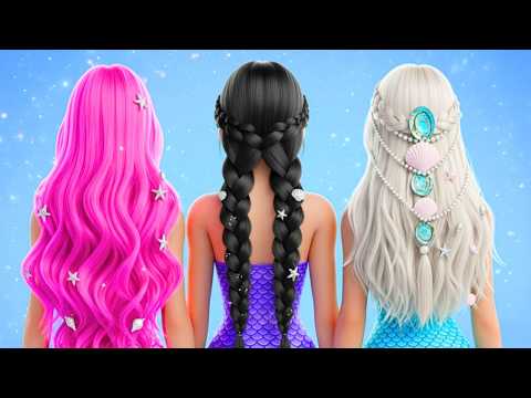 From Human to MERMAID in Minutes! 😱✨ My BEST Beauty Hacks 🧜‍♀️💄