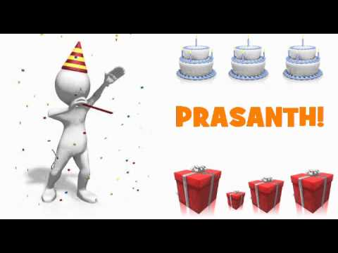 HAPPY BIRTHDAY PRASANTH!