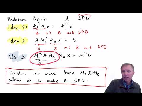 Conjugate gradients preconditioning (part 1)
