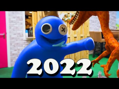 Evolution of Blue Rainbow Friends