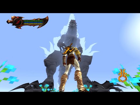 Kratos battles Godzilla Nemesis