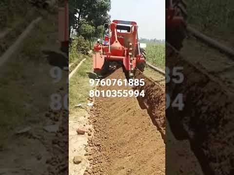 300 kg tractor mounted trencher digger machine, 5.5 feet
