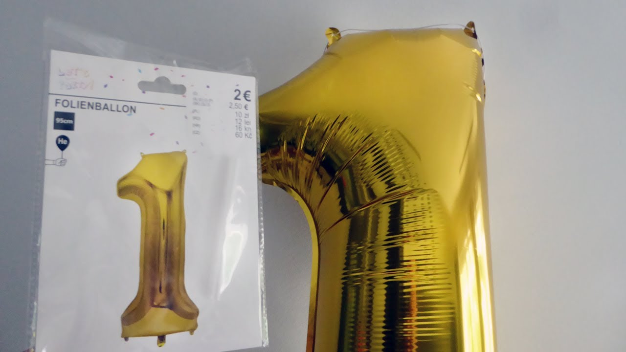 Jak nadmuchać balon foliowy Balon literki cyfry na imprezę, urodziny, Sylwestra. Pompowanie balona.