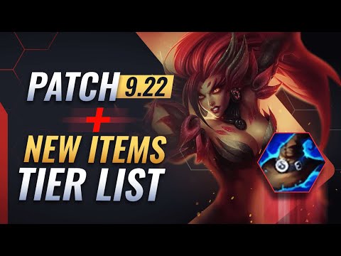 9.22 Patchnote Rundown and NEW Items Tier List - Teamfight Tactics 9.22