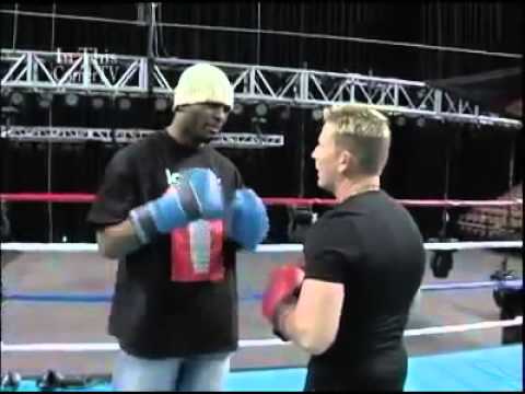 Bernard Hopkins demonstrates the jab