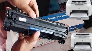 Laser Toner Cartridge unboxing। LaserJet p1102 Laser prienter Toner Cartridge, Setup and Overview
