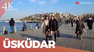 4K Üsküdar İstanbul City Walking Tour | Türkiye 2026