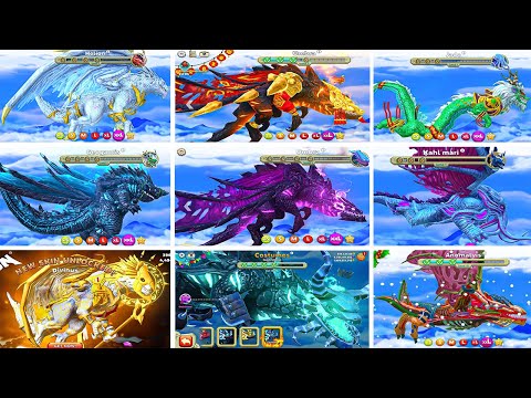 All DRAGONS in Hungry Dragon (New Update 2024) Unlock All Dragons