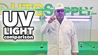 UV Grow Light Comparison (AgroMax vs Hortilux vs ReptiSun) UV-B Potency