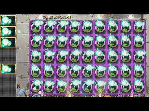 Plants vs Zombies 2 Hack - Lanzaguisantes Electrico vs Horda de Zombistein