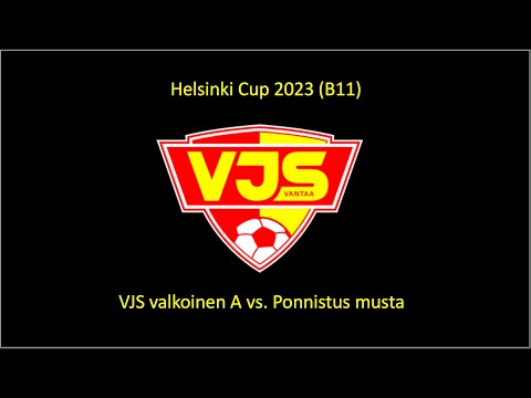 Helsinki Cup 10.7.2023   VJS Valk A vs.  Ponnistus musta