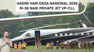 Download lagu Hadiri Hari Desa Nasional 2026, Raffi Ahmad RI 36 Naik Private Jet Embraer Legacy 650 VP-CLL Ke Solo mp3
