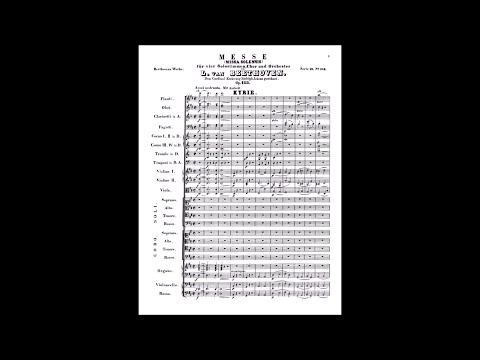 Beethoven - Missa Solemnis Op. 123 (Score)