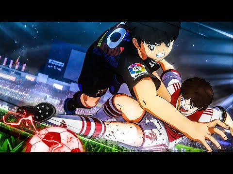 Tsubasa vs Misugi - Barcelona vs Ajax in Captain Tsubasa